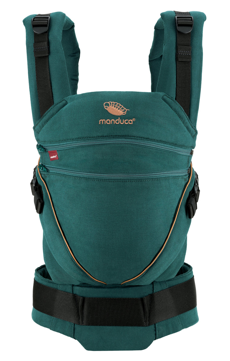 manduca® XT Cotton Denimteal/Toffee & FREE Pabobo Nightlight (valued at $20)