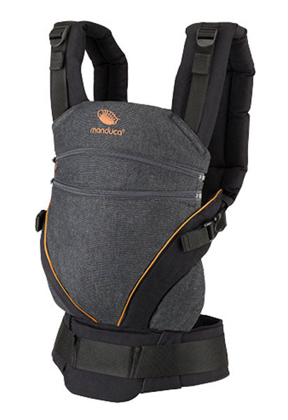 manduca XT Pure Cotton - DenimBlack/Toffee & FREE Pabobo Night Light (valued at $20)