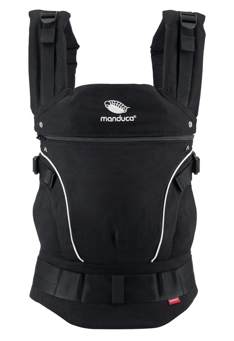 manduca First Pure Cotton carrier - NightBlack & FREE Size It Black (valued at rrp$24.95)