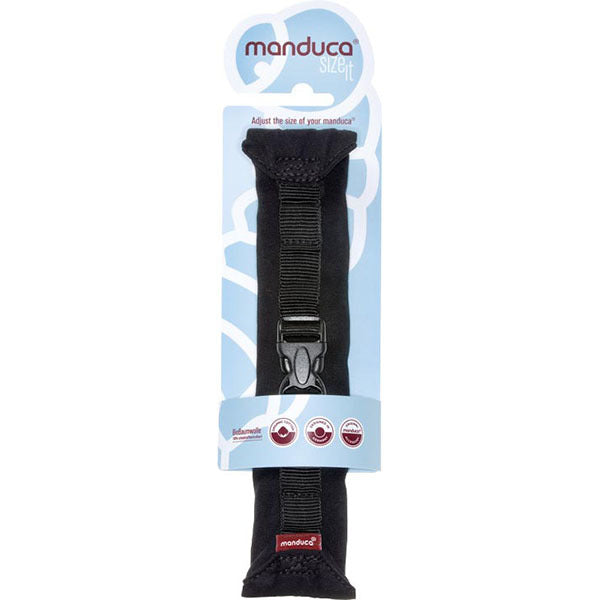 manduca First Pure Cotton carrier - NightBlack & FREE Size It Black (valued at rrp$24.95)