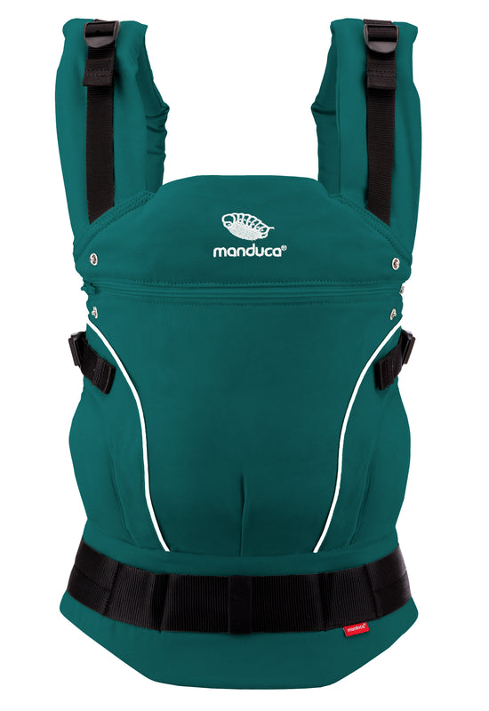 NEW! manduca First Pure Cotton carrier - Teal & FREE Size It Black (valued at rrp$24.95)