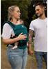 NEW! manduca First Pure Cotton carrier - Teal & FREE Size It Black (valued at rrp$24.95)