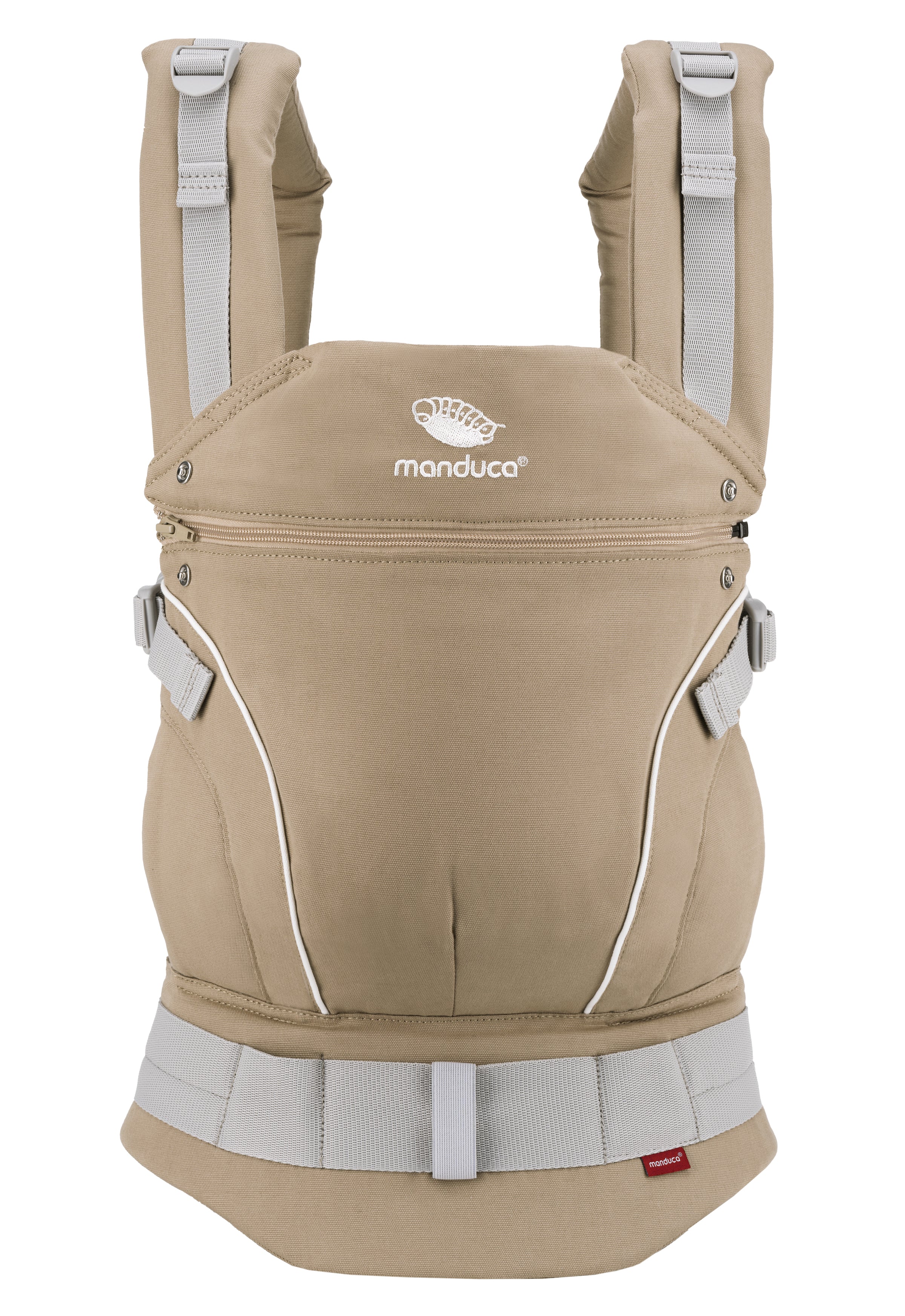 manduca First Pure Cotton carrier - Nougat & FREE Size It Dark Grey (valued at rrp$24.95)