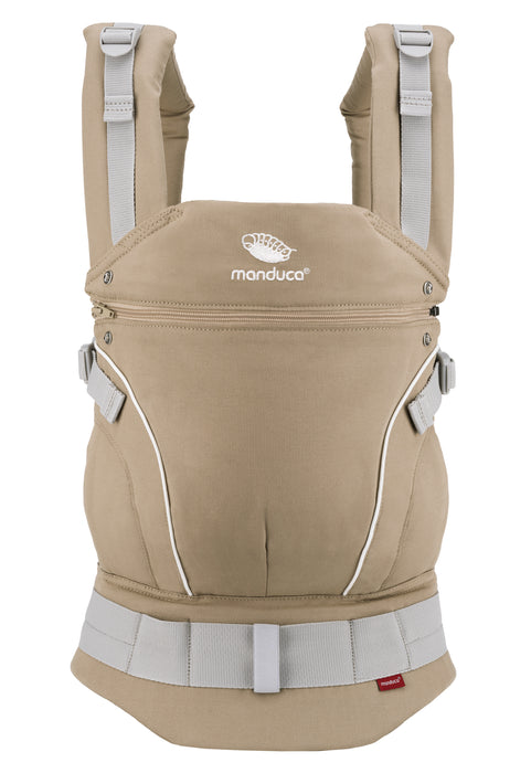 NEW! manduca First Pure Cotton carrier - Nougat & FREE Size It Dark Grey (valued at rrp$24.95)